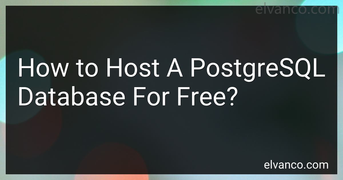 How to Host A PostgreSQL Database For Free in 2025?