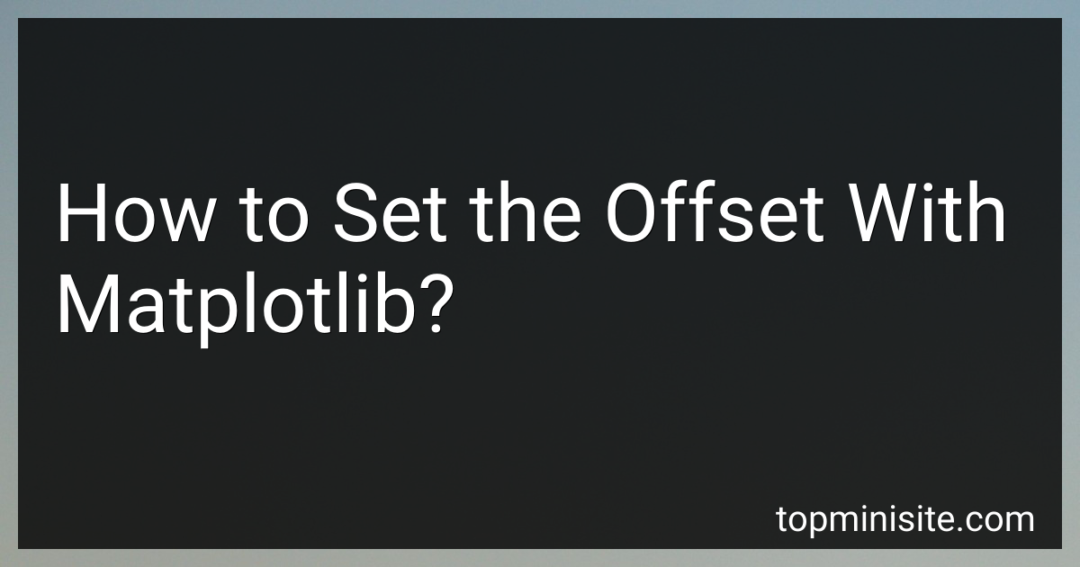 How to Set the Offset With Matplotlib in 2024?