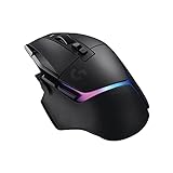 Logitech G502 X Plus Lightspeed Wireless Optical Mouse - LIGHTFORCE hybrid switches, LIGHTSYNC RGB, HERO 25K gaming sensor, compatible with PC - macOS/Windows - Black