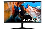 SAMSUNG UJ59 Series 32-Inch 4K UHD (3840x2160) Computer Monitor, HDMI, Display Port, Eye Saver/Flicker Free Mode, FreeSync (LU32J590UQNXZA),Black