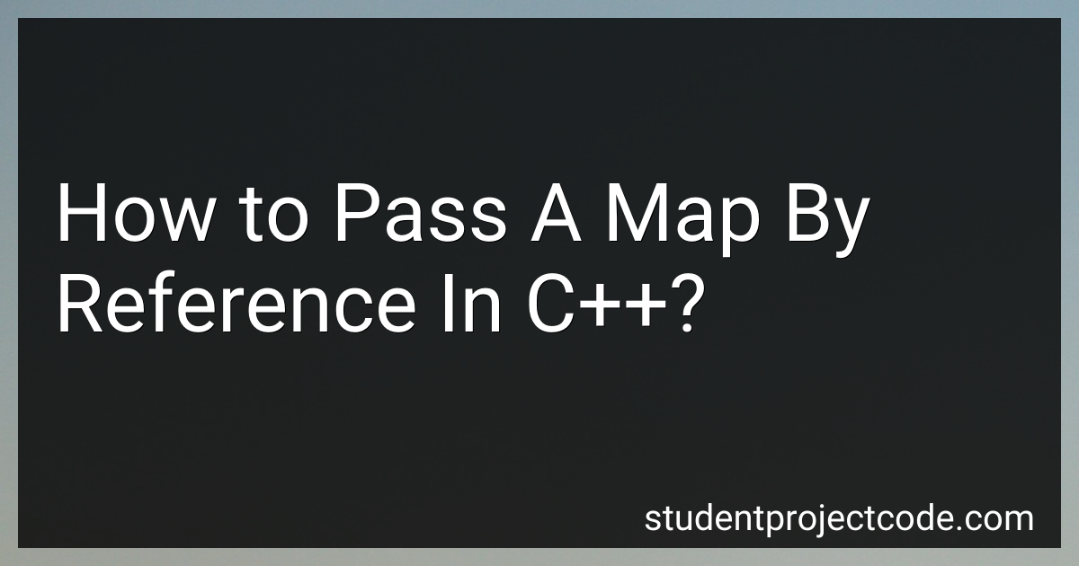How to Pass A Map By Reference In C++ in 2024? image.