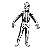 Spooktacular Creations Boy Halloween Skeleton Costume, Halloween Skeleton Costume for Kids, Bone Outfit, Bone Jumpsuit