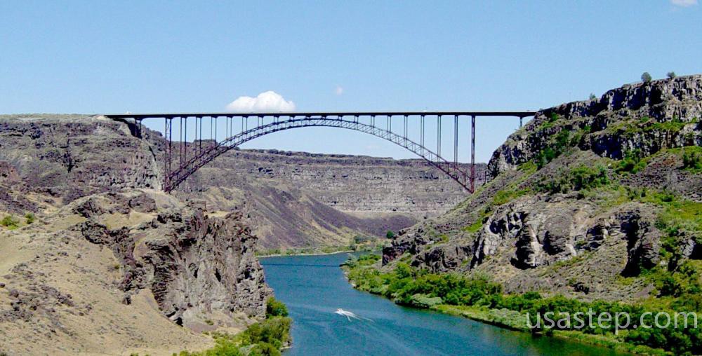 Мост Перрин штат Айдахо, США - Perrine Bridge