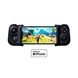 Razer Kishi Mobile Game Controller / Gamepad for iPhone iOS: Works with most iPhones – iPhone X, 11, 12 - Apple Arcade, Amazon Luna - Lightning Port Passthrough - Mobile Grip - MFi Certified