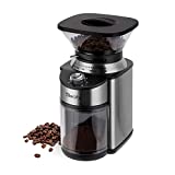 Sboly Conical Burr Coffee Grinder, Stainless Steel Adjustable Burr Mill with 19 Precise Grind Settings, Electric Coffee Grinder for Drip, Percolator, French Press, American and Turkish Coffee Makers