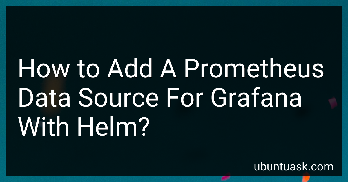 How to Add A Prometheus Data Source For Grafana With Helm in 2024?