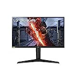 LG UltraGear QHD 27-Inch Gaming Monitor 27GL83A-B - IPS 1ms (GtG), with HDR 10 Compatibility, NVIDIA G-SYNC, and AMD FreeSync, 144Hz, Black