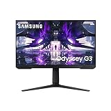 SAMSUNG 24" Odyssey G32A FHD 1ms 165Hz Gaming Monitor with Eye Saver Mode, Free-Sync Premium, Height Adjustable Screen for Gamer Comfort, VESA Mount Capability, LS24AG320NNXZA