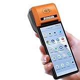 symcode New POS PDA Thermal Receipt Printer 5.99" High Resolution and Clear Touch Screen Handheld PDA Printer Mobile POS Machine Terminal Printer Android 8.1 OS Built-in Google Play and NFC